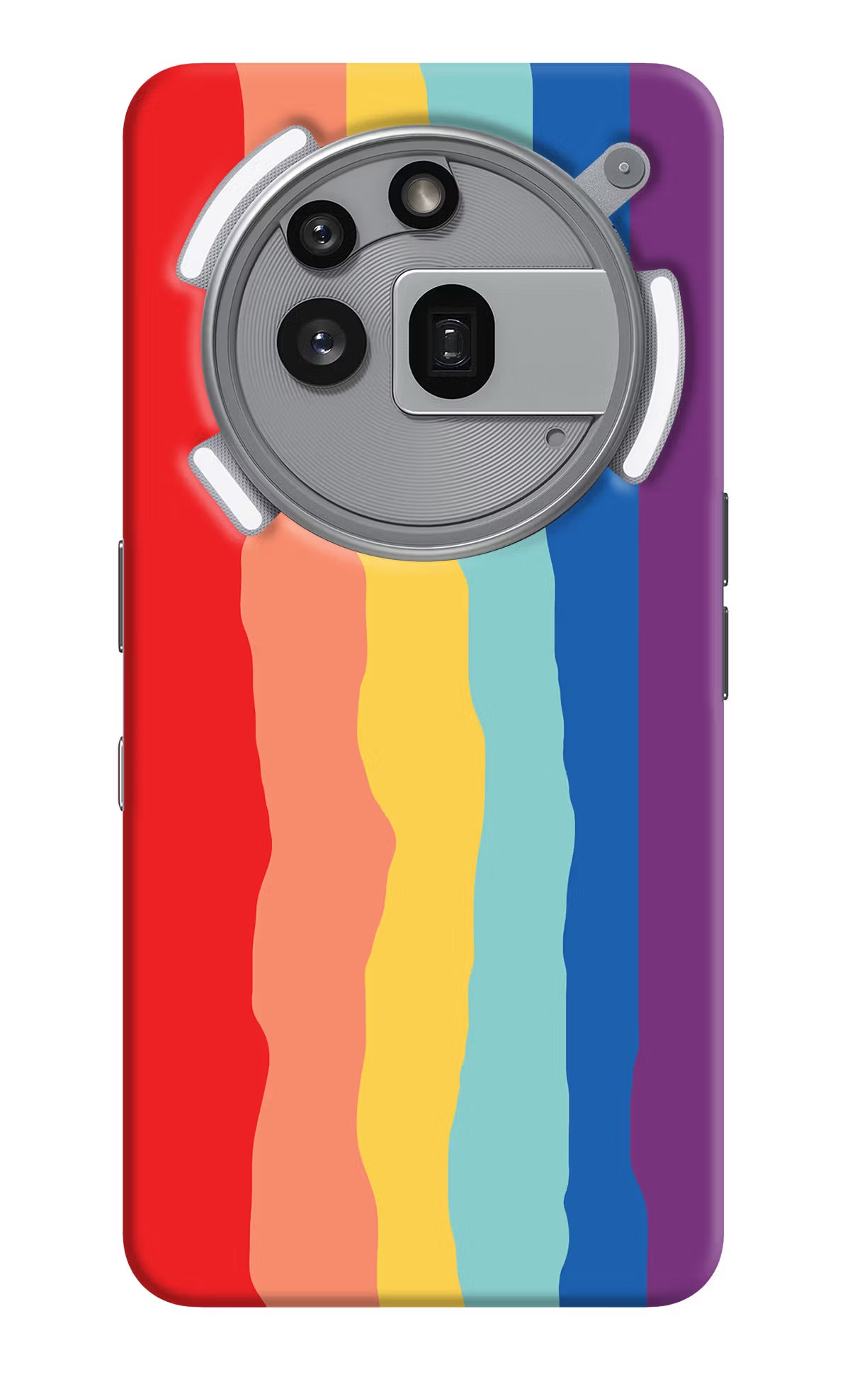 Rainbow Nothing Phone 3a Pro Hard Case Back Cover by Casekaro
