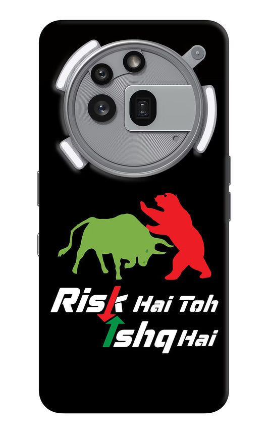 Risk Hai Toh Ishq Hai Nothing Phone 3a Pro Hard Case Back Cover by Casekaro