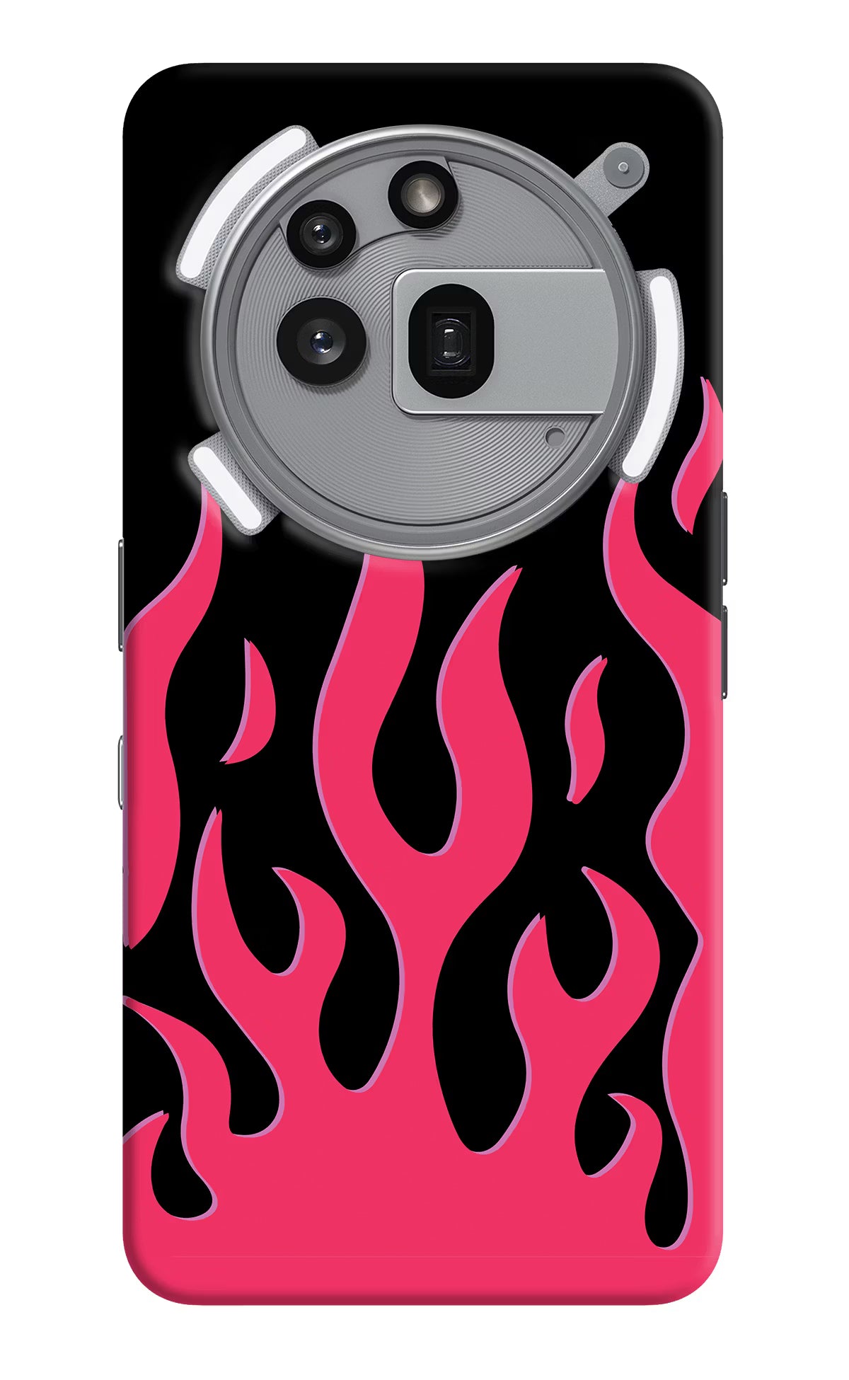 Fire Flames Nothing Phone 3a Pro Hard Case Back Cover by Casekaro