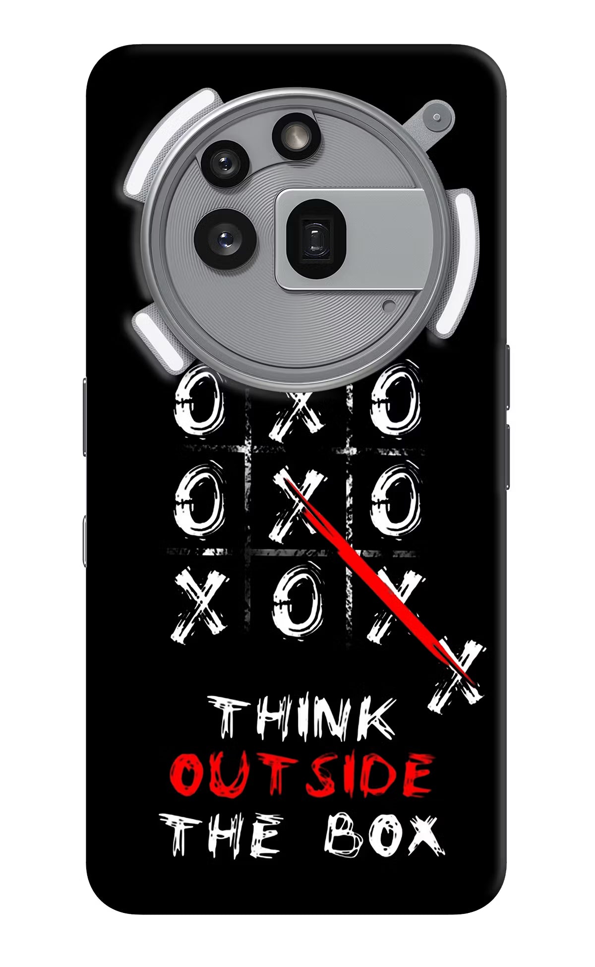Think out of the BOX Nothing Phone 3a Pro Hard Case Back Cover by Casekaro