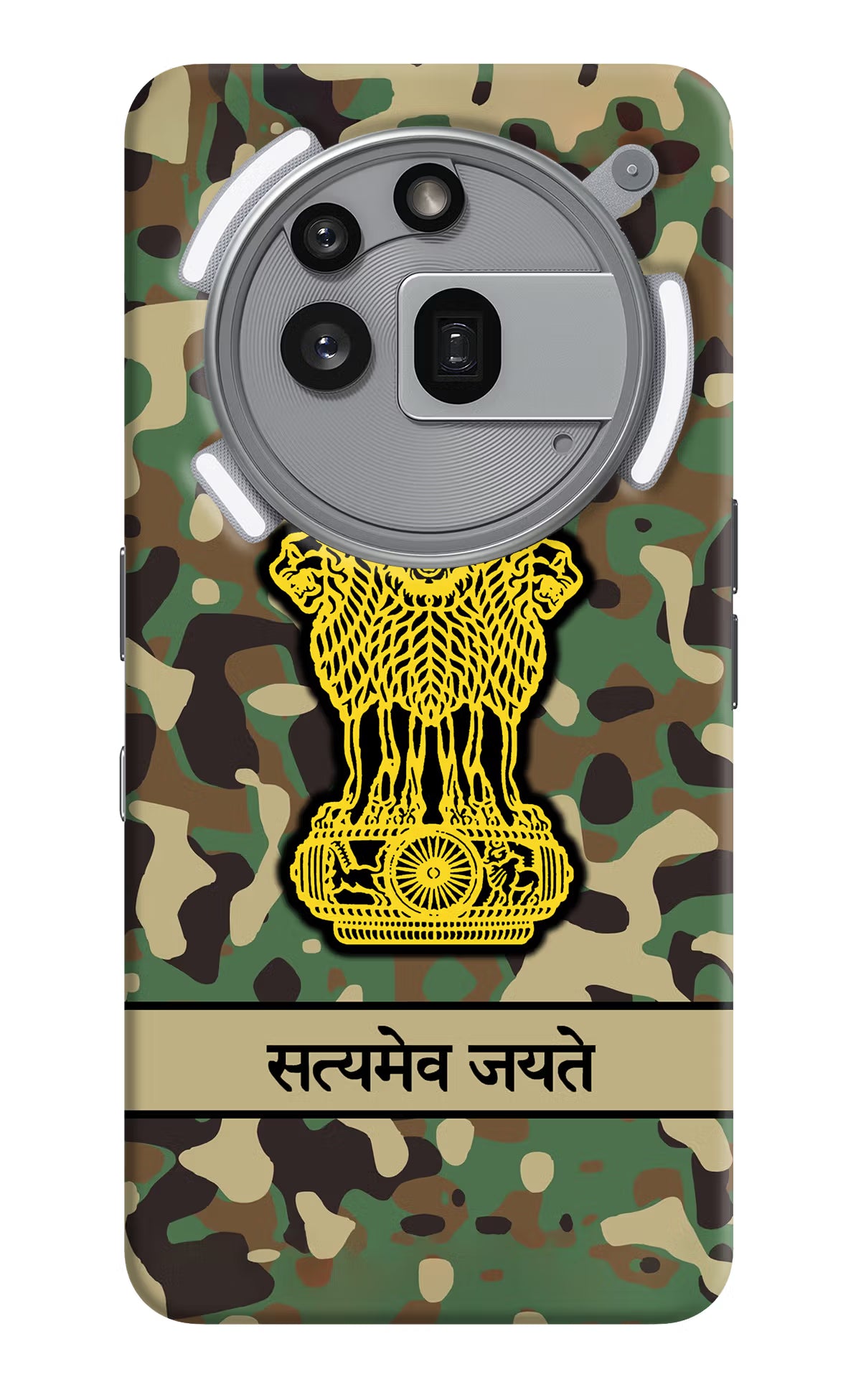 Satyamev Jayate Army Nothing Phone 3a Pro Hard Case Back Cover by Casekaro