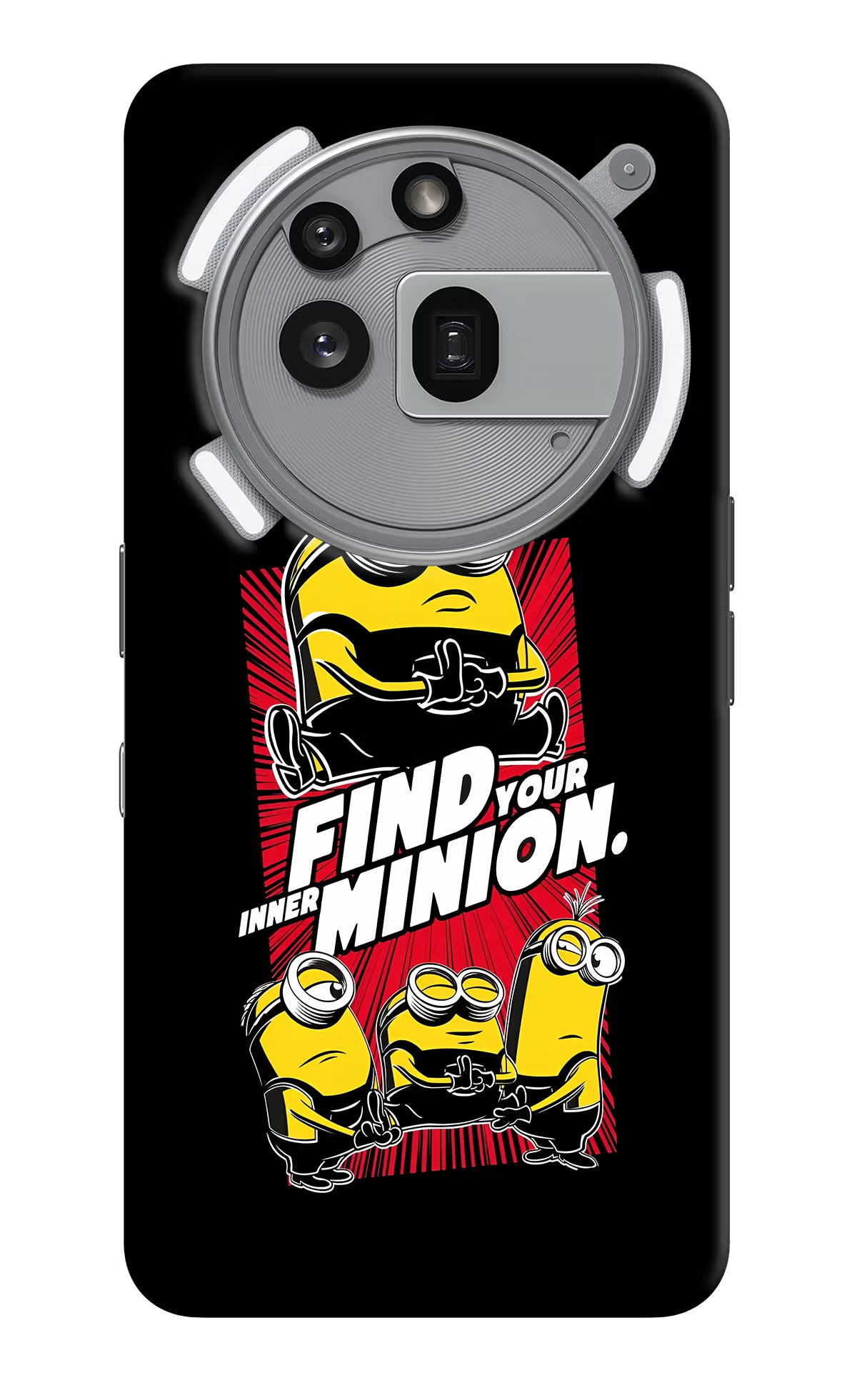 Find your inner Minion Nothing Phone 3a Pro Hard Case Back Cover by Casekaro
