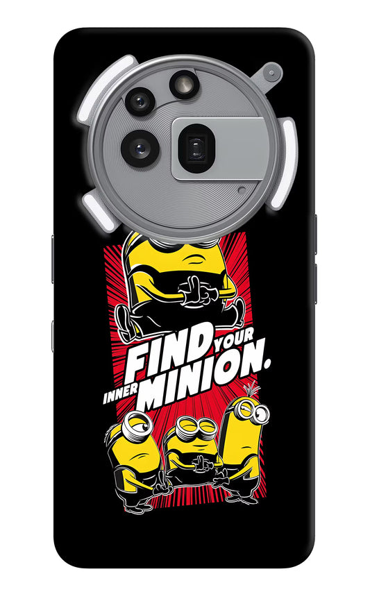 Find your inner Minion Nothing Phone 3a Pro Hard Case Back Cover by Casekaro