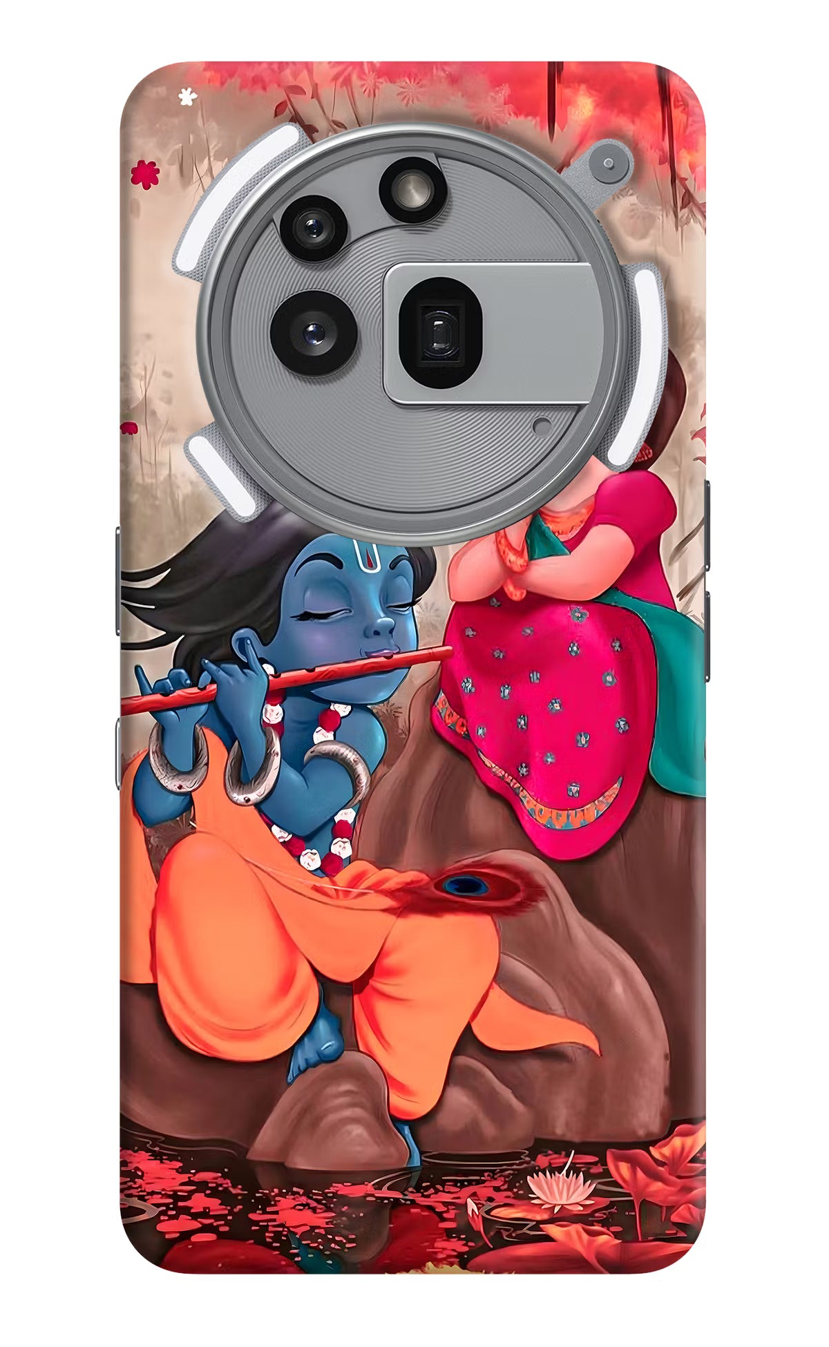Radhe Krishna Nothing Phone 3a Pro Hard Case Back Cover by Casekaro