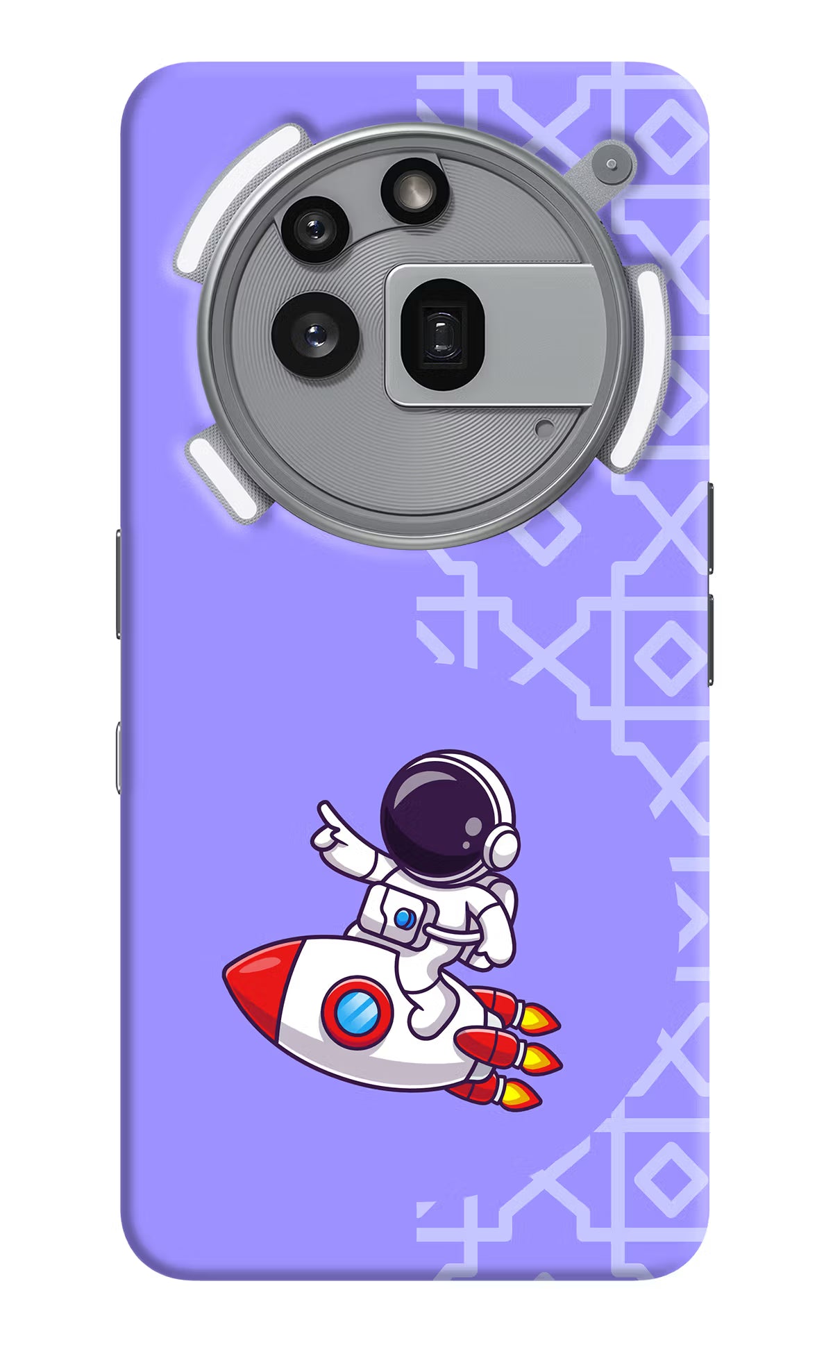 Cute Astronaut Nothing Phone 3a Pro Hard Case Back Cover by Casekaro