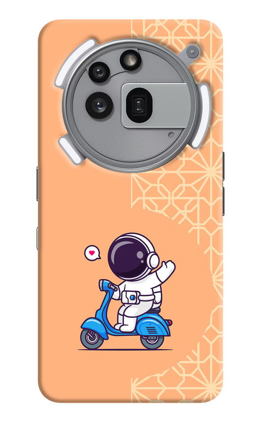 Cute Astronaut Riding Nothing Phone 3a Pro Hard Case Back Cover by Casekaro