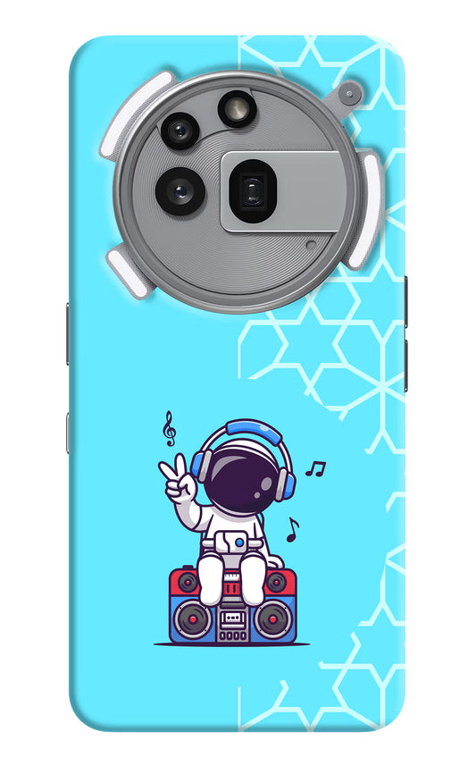 Cute Astronaut Chilling Nothing Phone 3a Pro Hard Case Back Cover by Casekaro