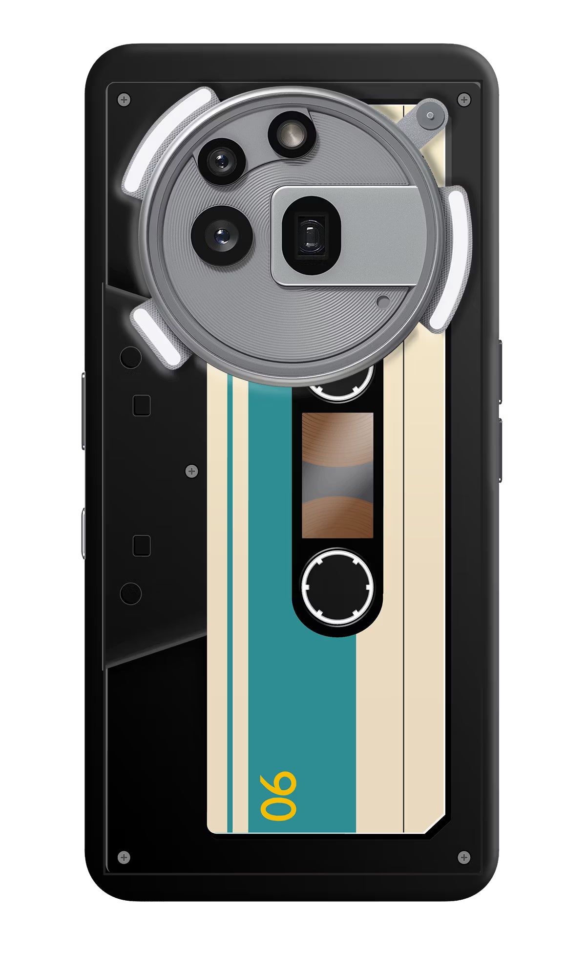 Cassette Nothing Phone 3a Pro Hard Case Back Cover by Casekaro