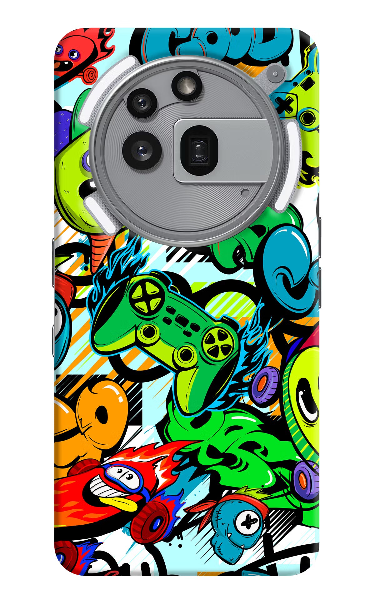 Game Doodle Nothing Phone 3a Pro Hard Case Back Cover by Casekaro