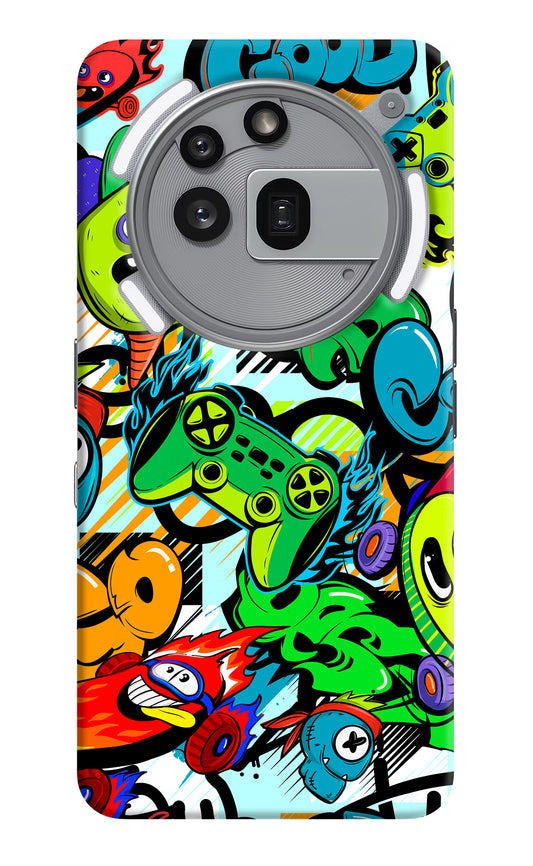 Game Doodle Nothing Phone 3a Pro Hard Case Back Cover by Casekaro