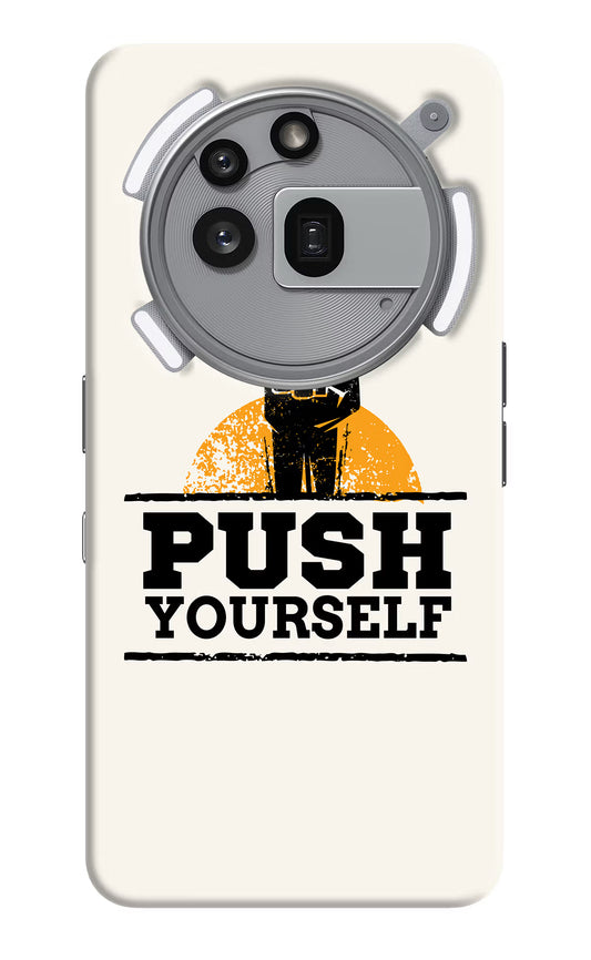 Push Yourself Nothing Phone 3a Pro Hard Case Back Cover by Casekaro
