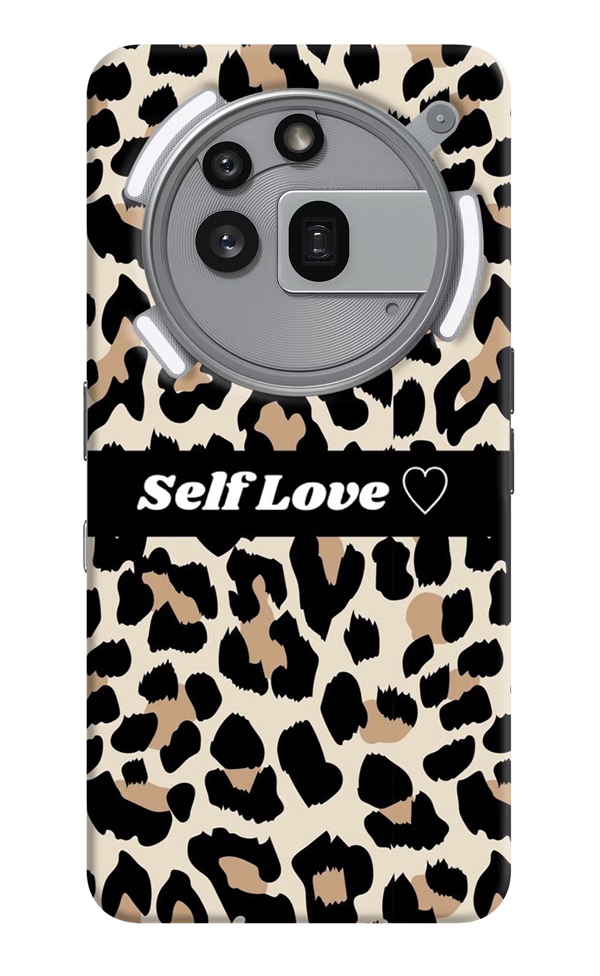 Leopard Print Self Love Nothing Phone 3a Pro Hard Case Back Cover by Casekaro