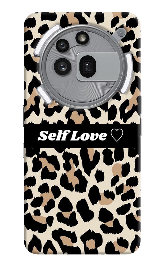 Leopard Print Self Love Nothing Phone 3a Pro Hard Case Back Cover by Casekaro