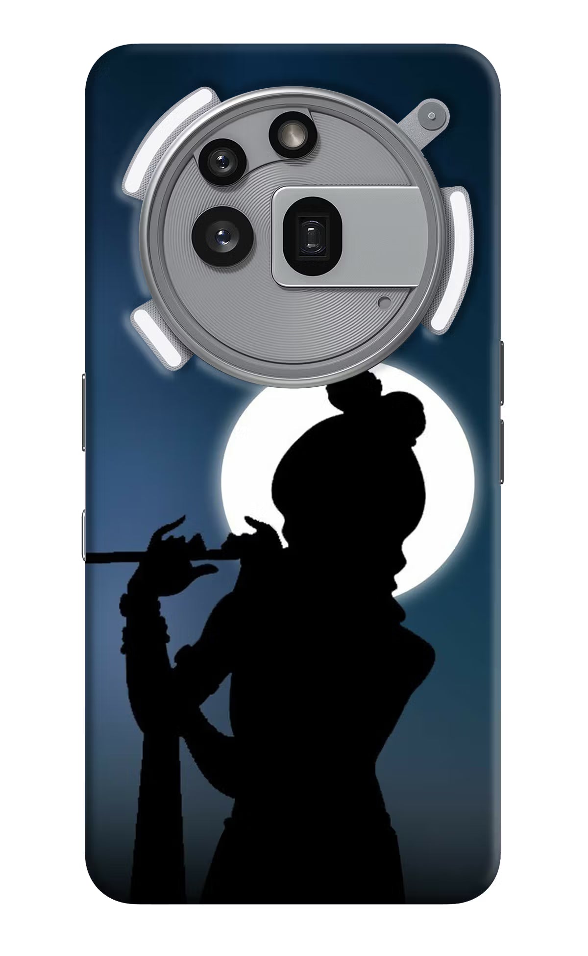 Shri Krishna Silhouette Nothing Phone 3a Pro Hard Case Back Cover by Casekaro