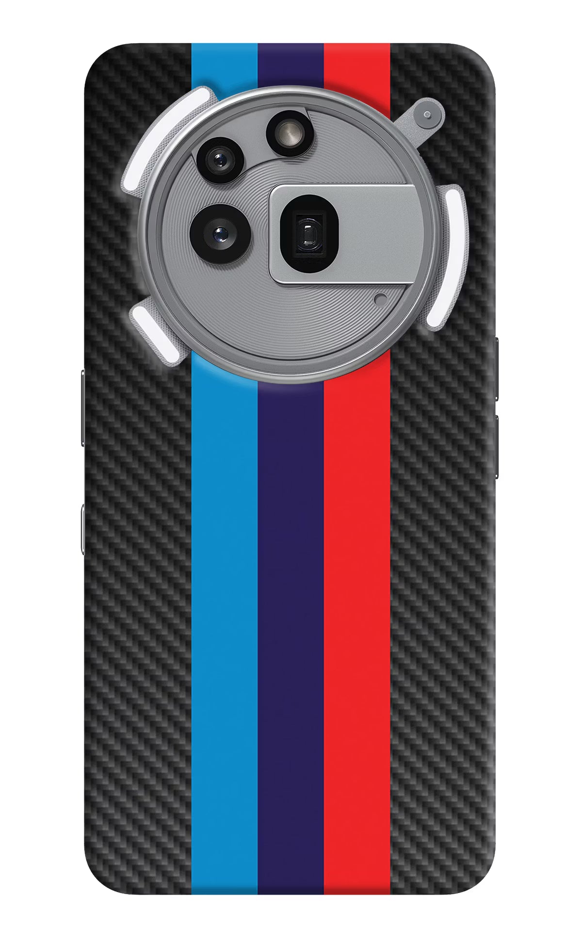 BMW Stripes Pattern Nothing Phone 3a Pro Hard Case Back Cover by Casekaro