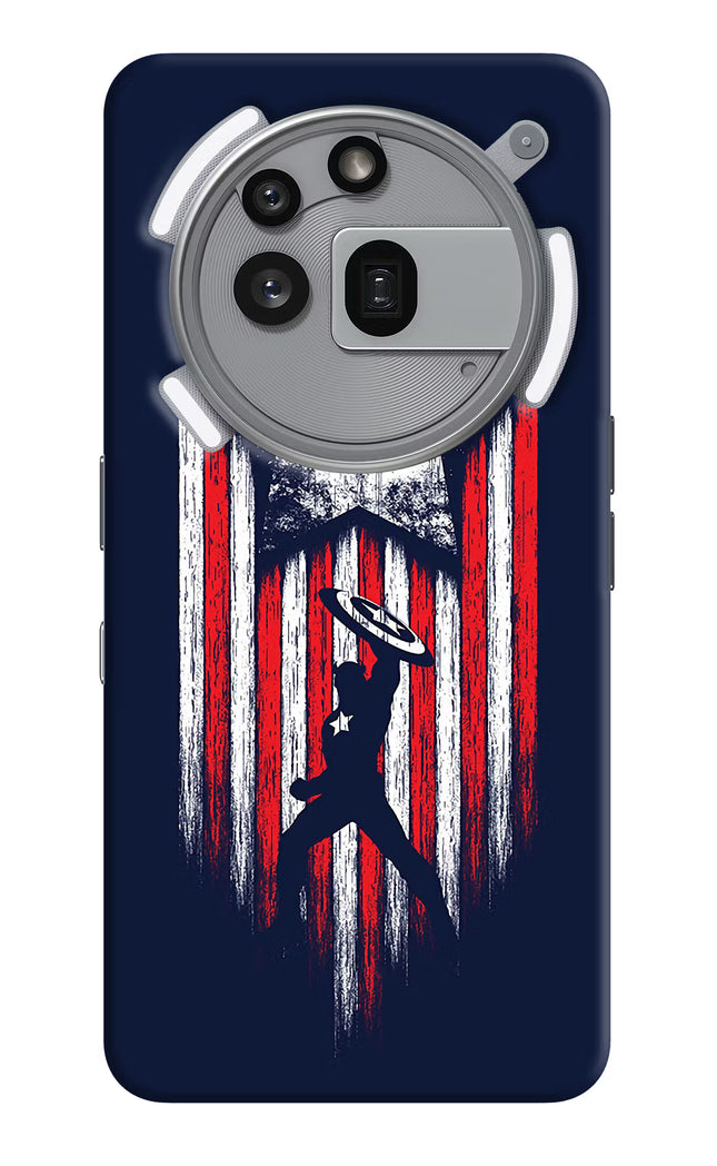 Captain America Marvel Art Nothing Phone 3a Pro Hard Case Back Cover by Casekaro
