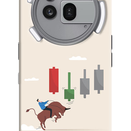 Bull Trading Momentum Nothing Phone 3a Pro Hard Case Back Cover by Casekaro