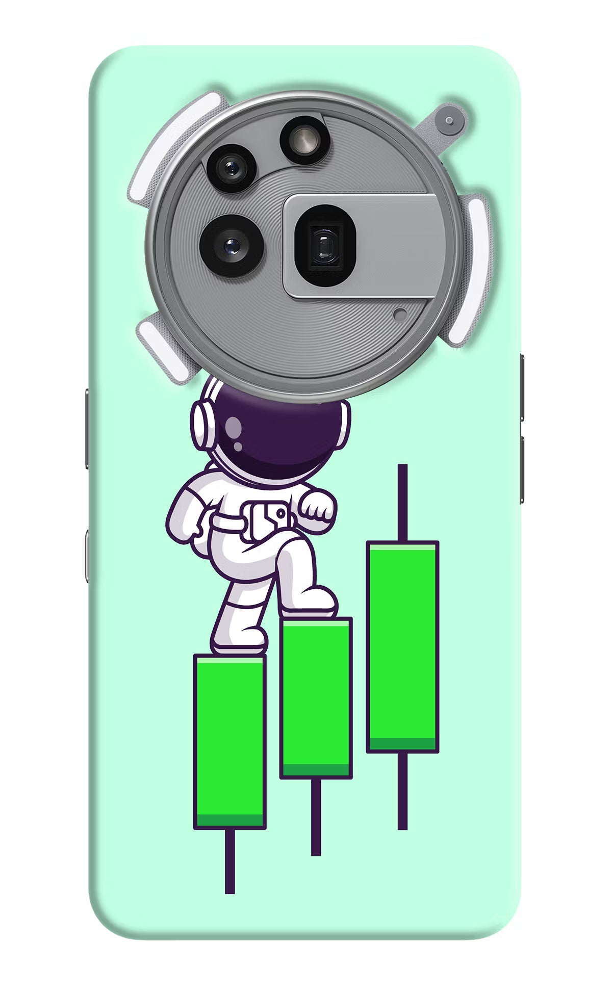 Astronaut Trader Nothing Phone 3a Pro Hard Case Back Cover by Casekaro