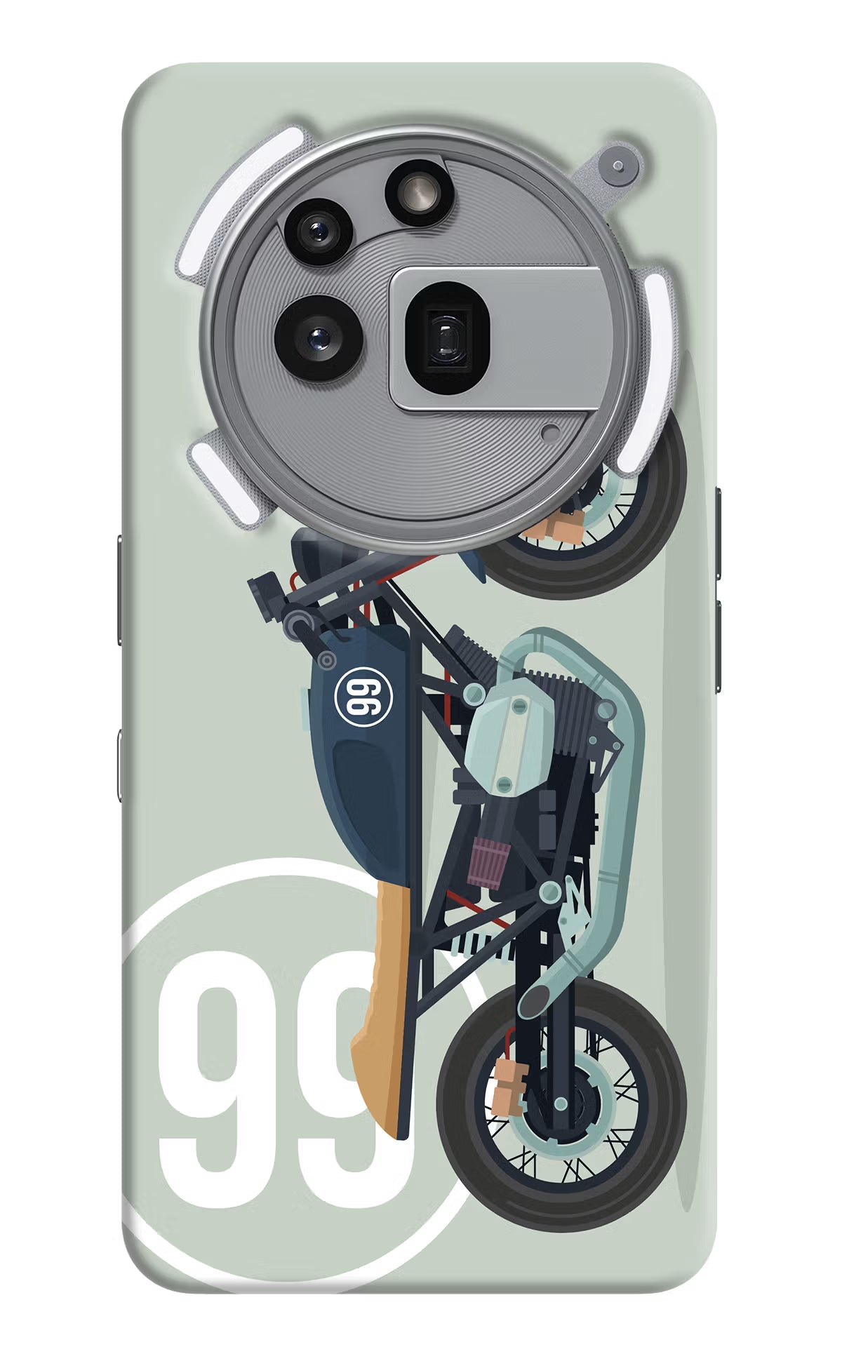 Classic Cafe Racer 99 Nothing Phone 3a Pro Hard Case Back Cover by Casekaro