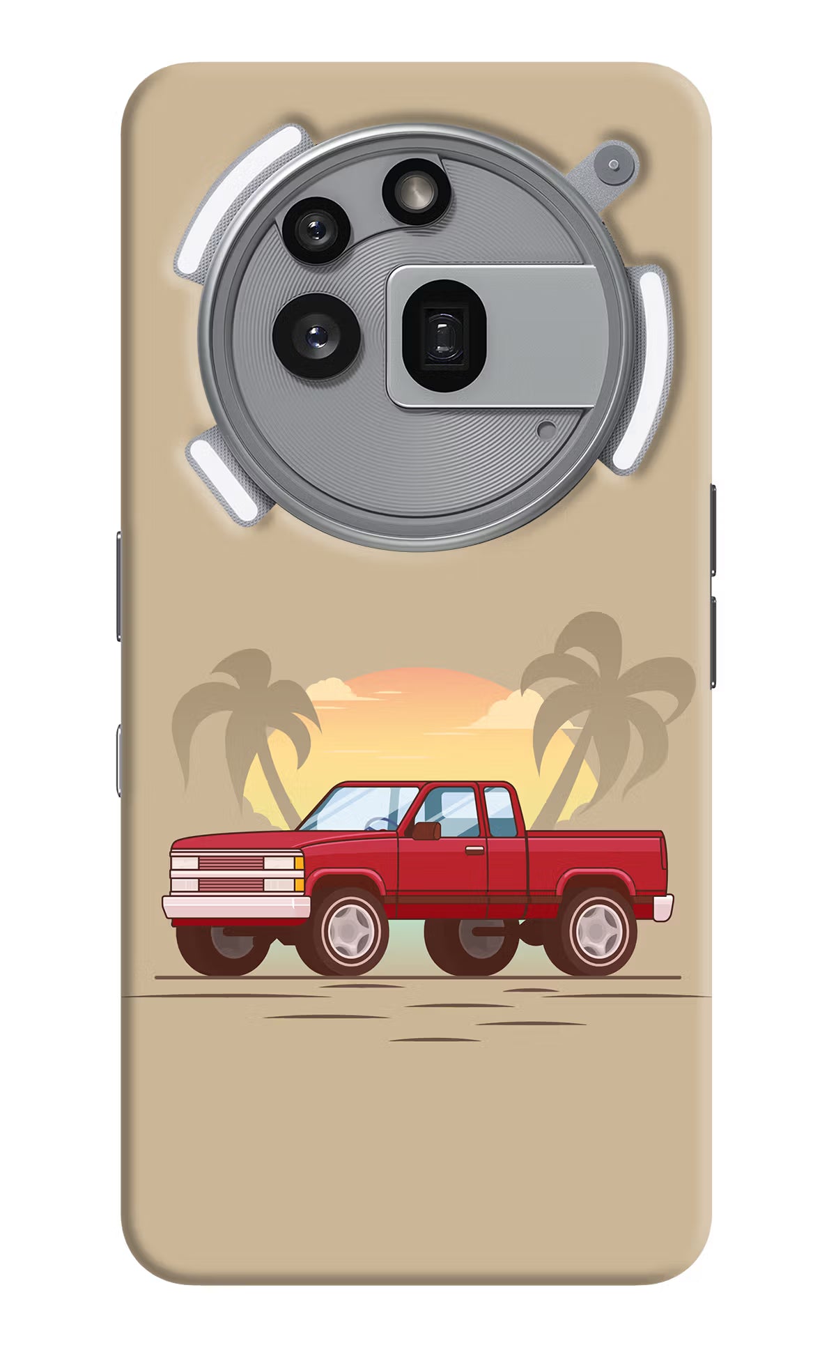 Desert Classic Drive Nothing Phone 3a Pro Hard Case Back Cover by Casekaro