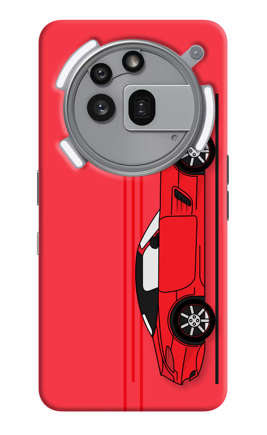 Red Velocity Nothing Phone 3a Pro Hard Case Back Cover by Casekaro