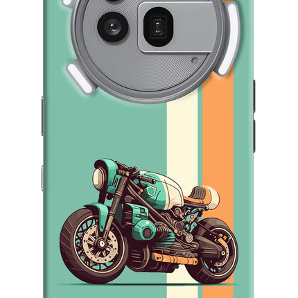 Striped Moto Drift Nothing Phone 3a Pro Hard Case Back Cover by Casekaro