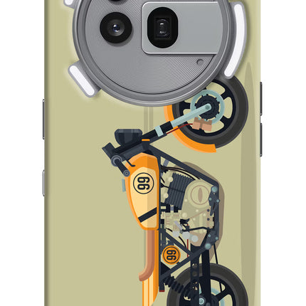 Vertical Speedster Nothing Phone 3a Pro Hard Case Back Cover by Casekaro
