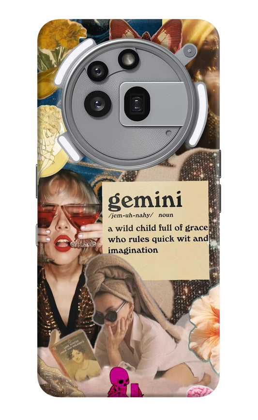 Gemini Zodiac Nothing Phone 3a Pro Hard Case Back Cover by Casekaro