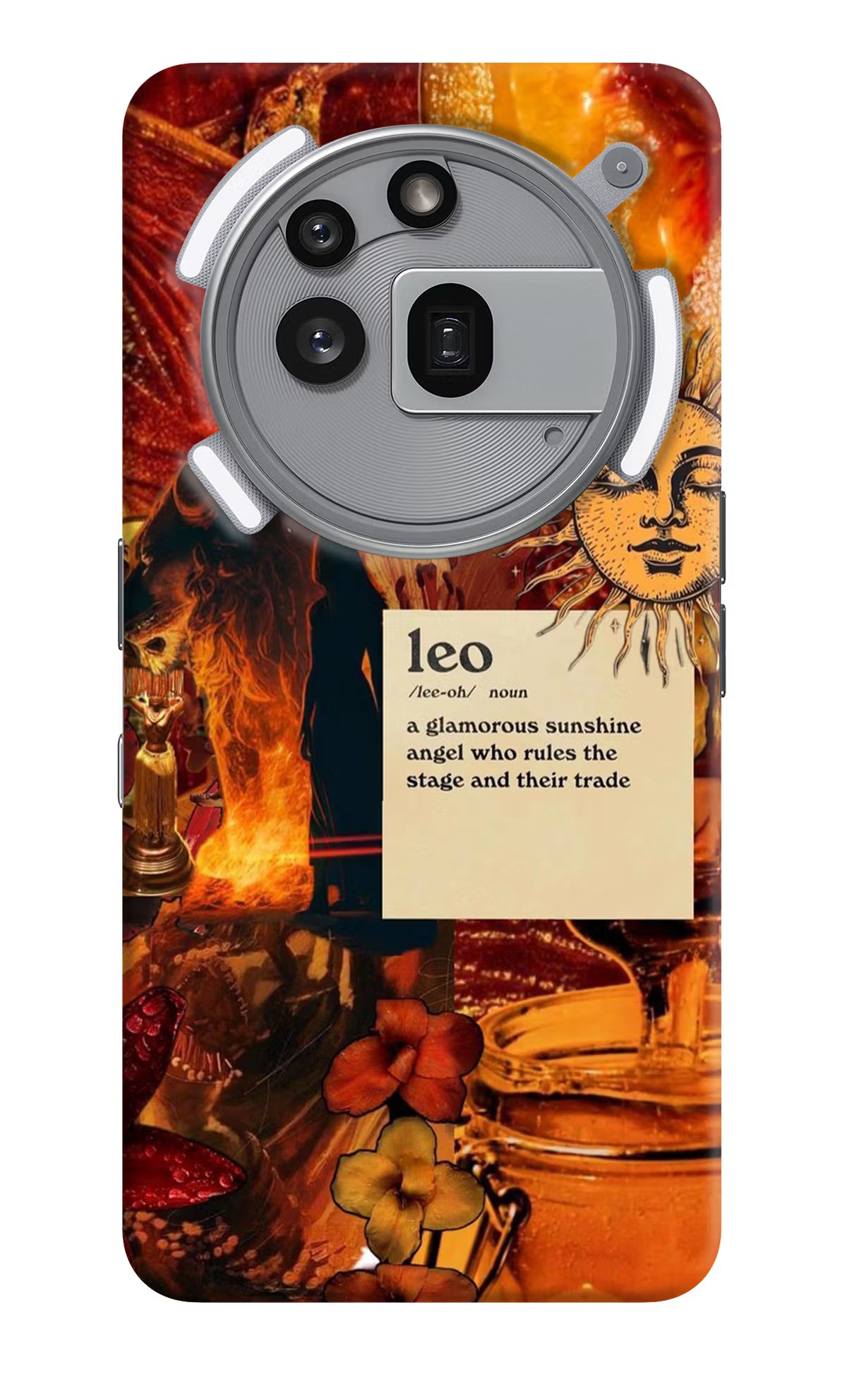 Leo Zodiac Nothing Phone 3a Pro Hard Case Back Cover by Casekaro