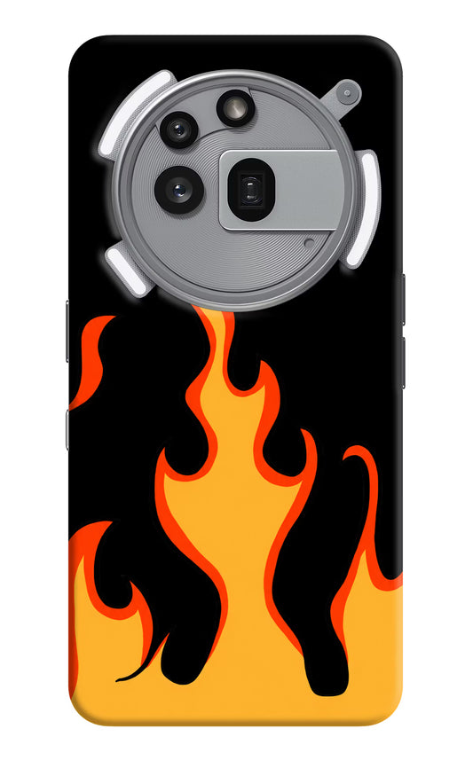 Fired Up – Black Nothing Phone 3a Pro Hard Case Back Cover by Casekaro