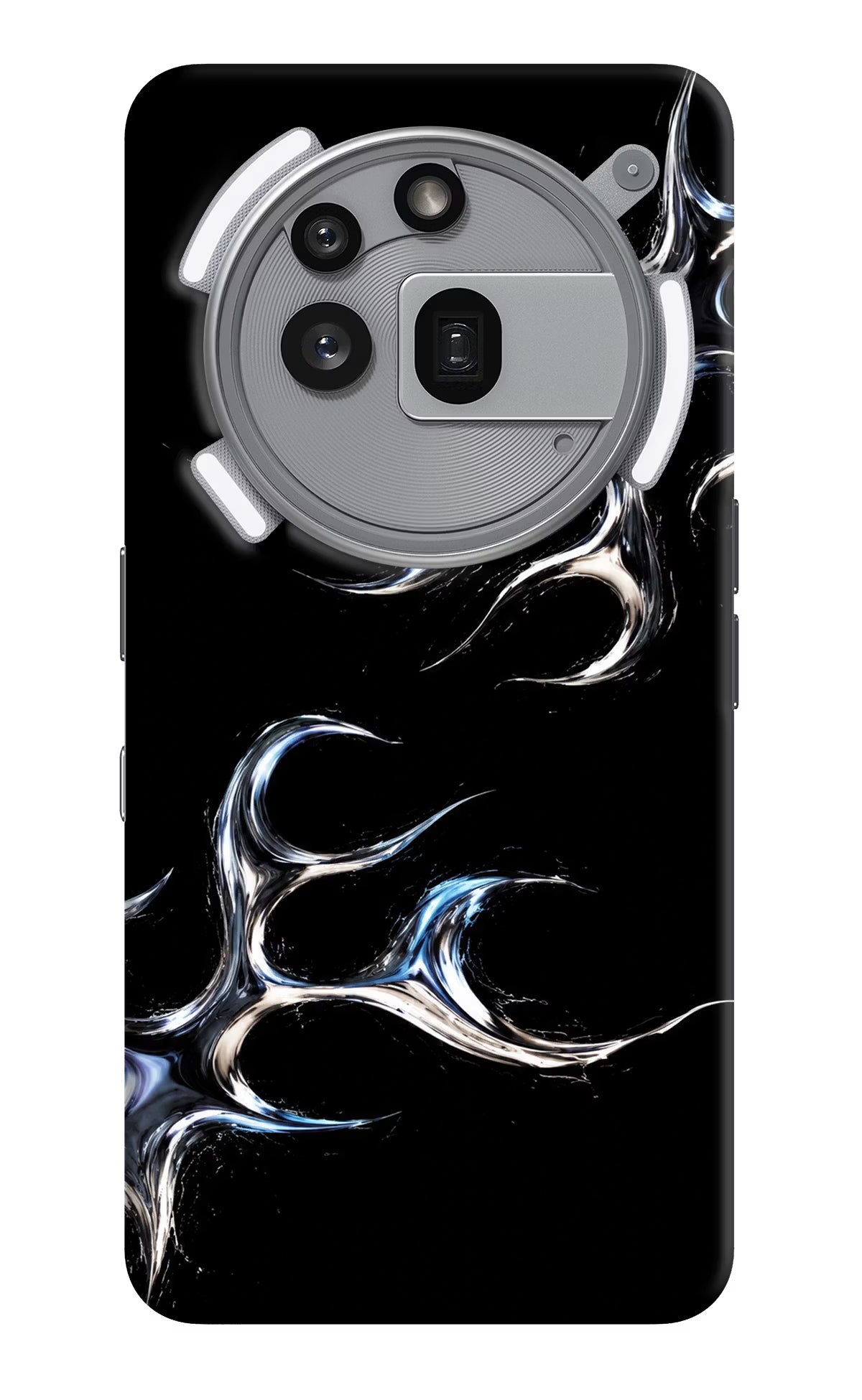 Chrome Tribal Nothing Phone 3a Pro Hard Case Back Cover by Casekaro