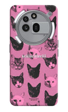 Pink Cats Nothing Phone 3a Pro Hard Case Back Cover by Casekaro
