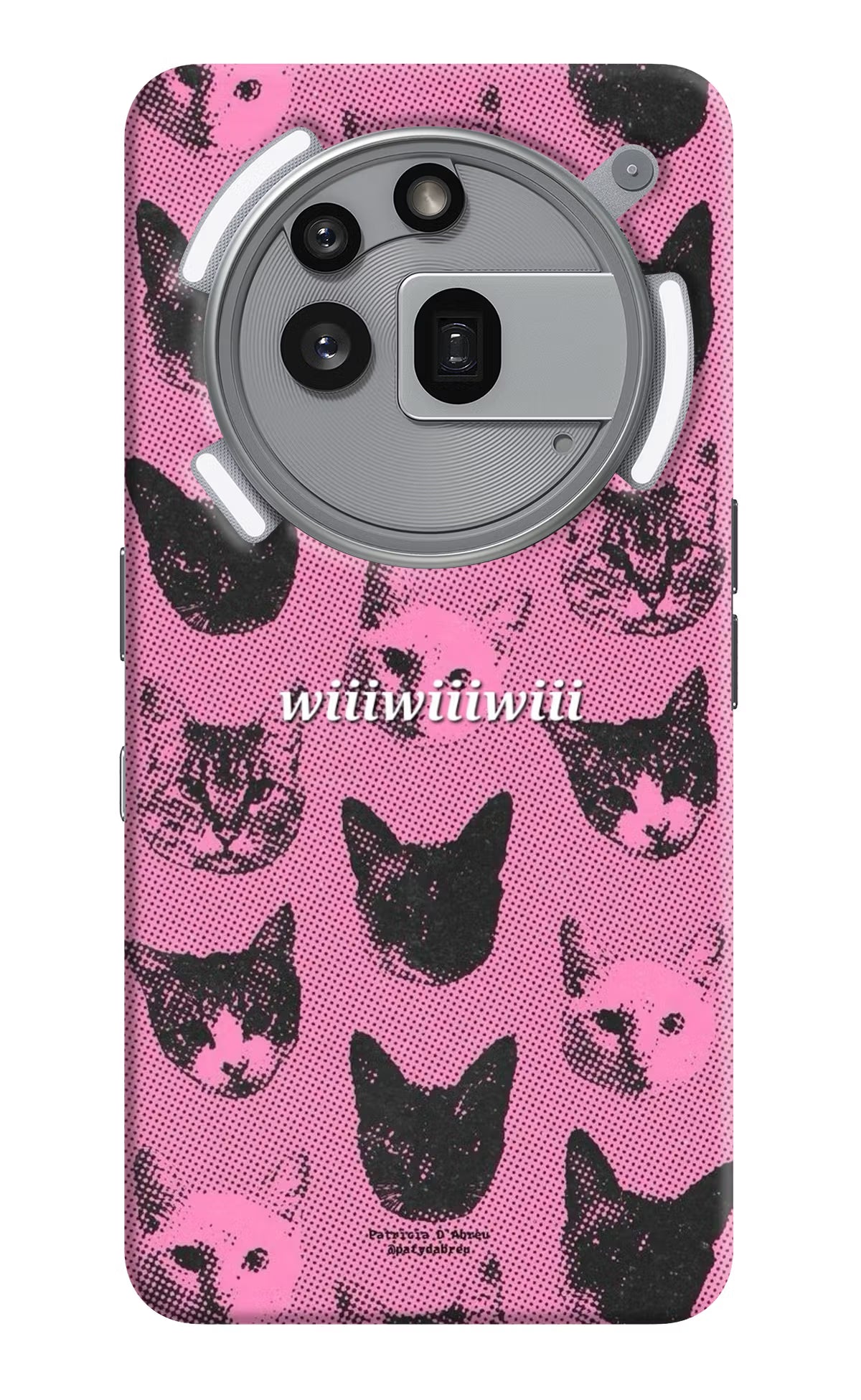 Pink Cats Nothing Phone 3a Pro Back Cover