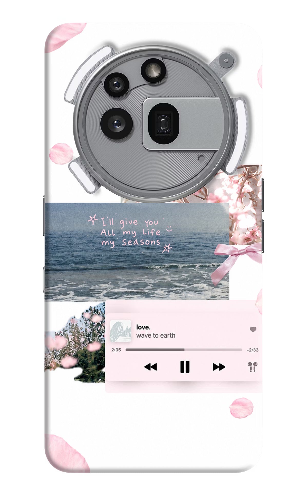 Wave to earth Nothing Phone 3a Pro Back Cover