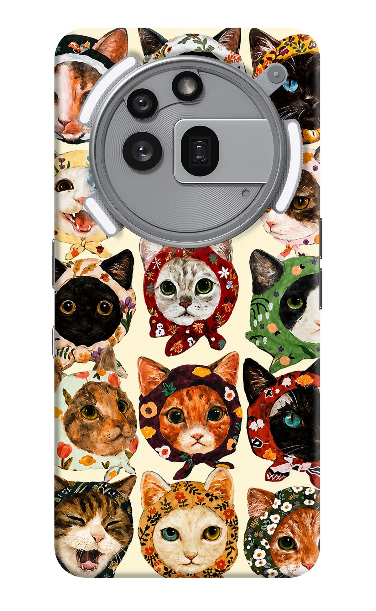 Cool Cat Nothing Phone 3a Pro Back Cover