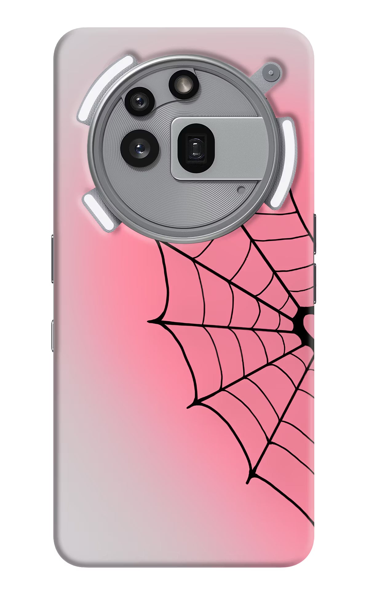 Pink Web Nothing Phone 3a Pro Back Cover