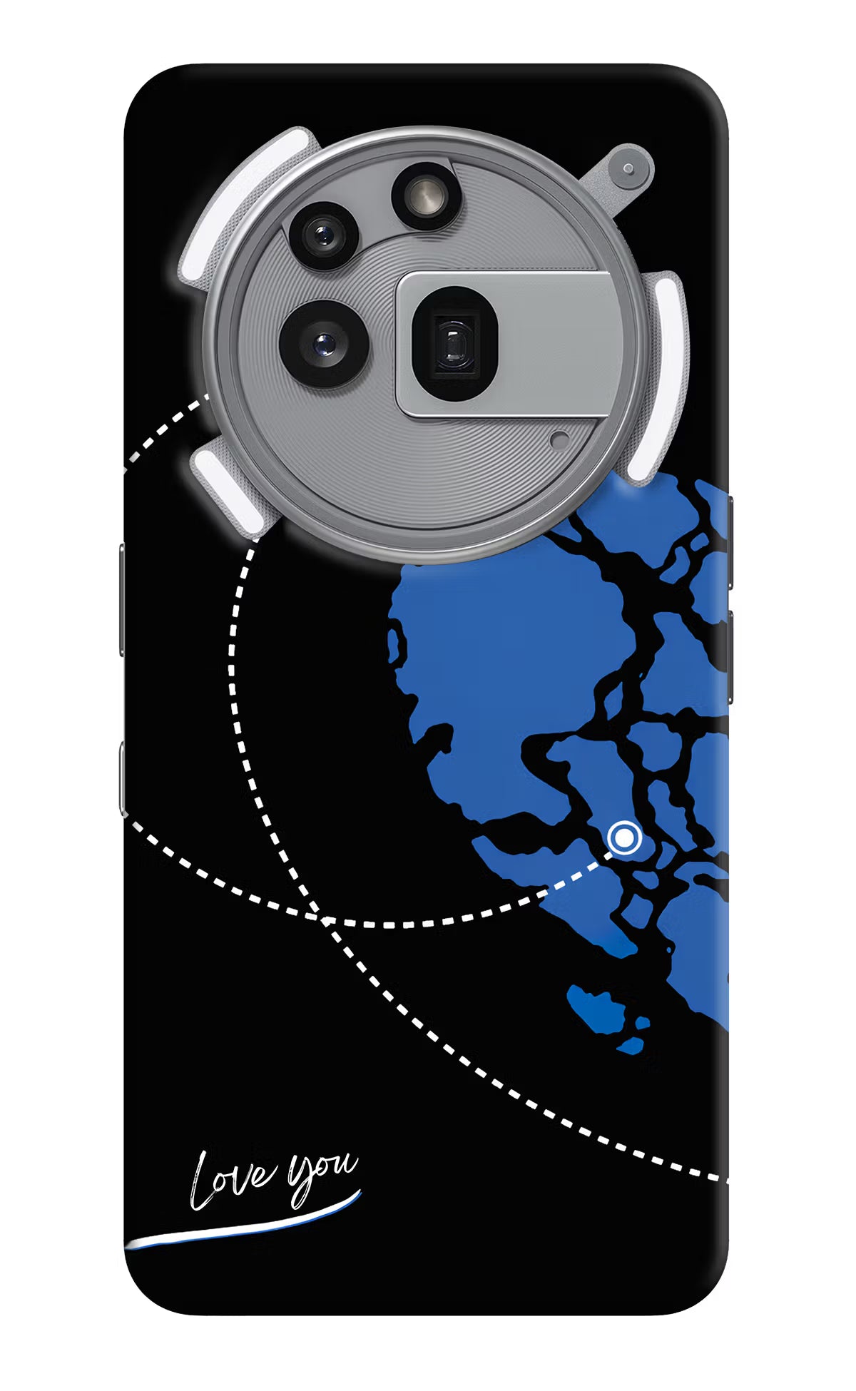 Love Orbit Nothing Phone 3a Pro Back Cover