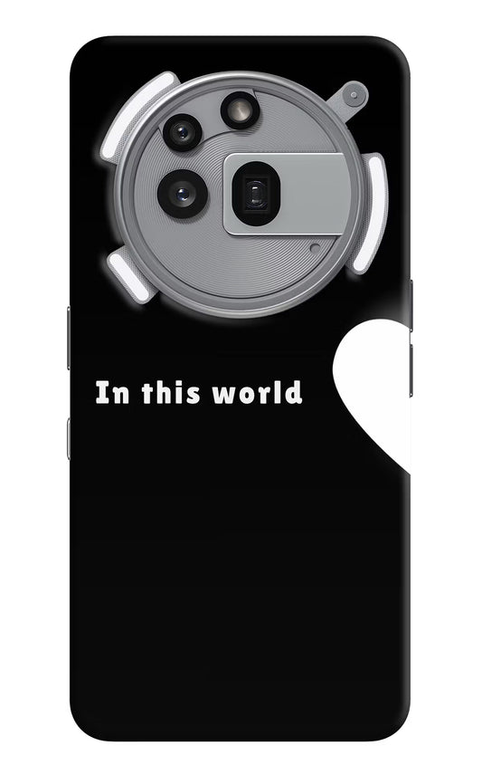 This World Nothing Phone 3a Pro Hard Case Back Cover by Casekaro