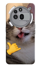 Silly Cat Call Nothing Phone 3a Pro Hard Case Back Cover by Casekaro