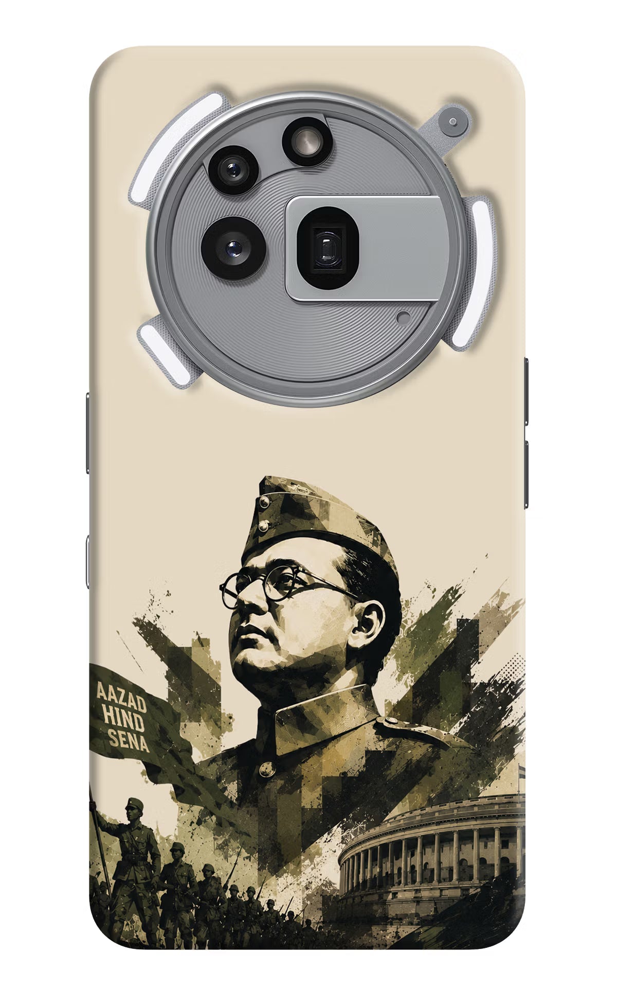 Netaji Rising Nothing Phone 3a Pro Back Cover