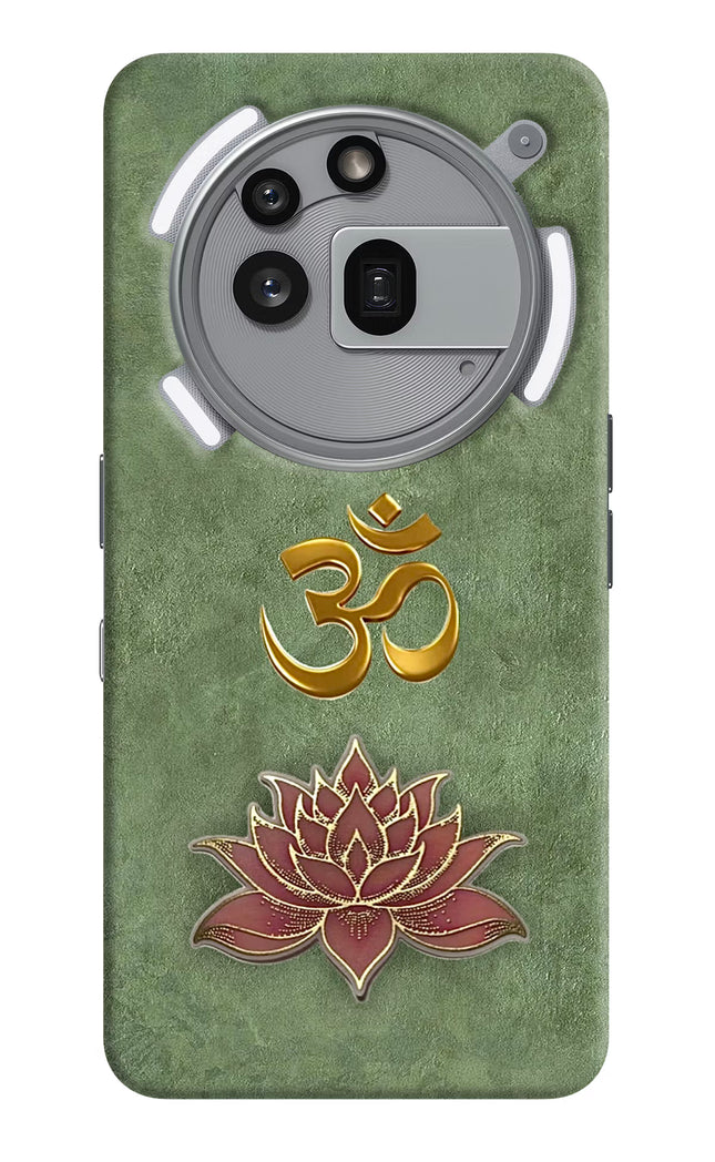 Om & Lotus Nothing Phone 3a Pro Back Cover