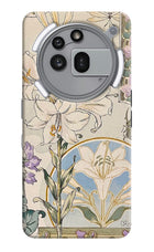 White Lily Nothing Phone 3a Pro Hard Case Back Cover by Casekaro