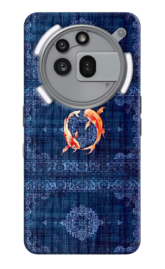 Koi Blue Nothing Phone 3a Pro Hard Case Back Cover by Casekaro
