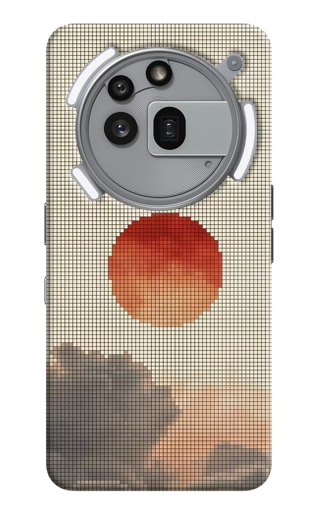 Pixel Sun Nothing Phone 3a Pro Hard Case Back Cover by Casekaro