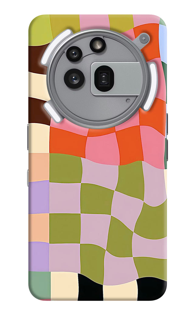 Wavy Grid Nothing Phone 3a Pro Hard Case Back Cover by Casekaro