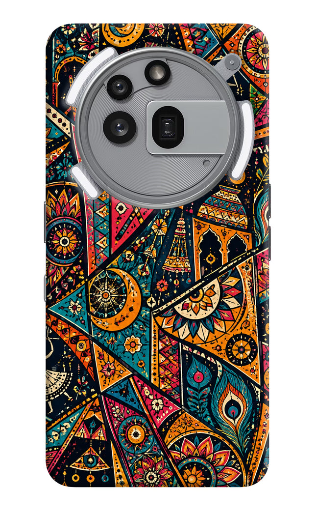 Folk Print Nothing Phone 3a Pro Hard Case Back Cover by Casekaro