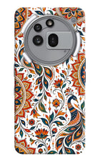 White Mayura Nothing Phone 3a Pro Hard Case Back Cover by Casekaro
