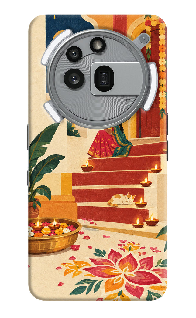 Diwali Rangoli Nothing Phone 3a Pro Hard Case Back Cover by Casekaro