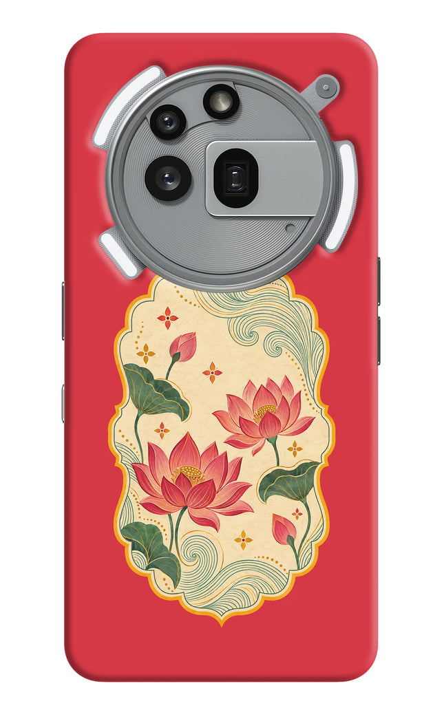 Pink Lotus Nothing Phone 3a Pro Hard Case Back Cover by Casekaro