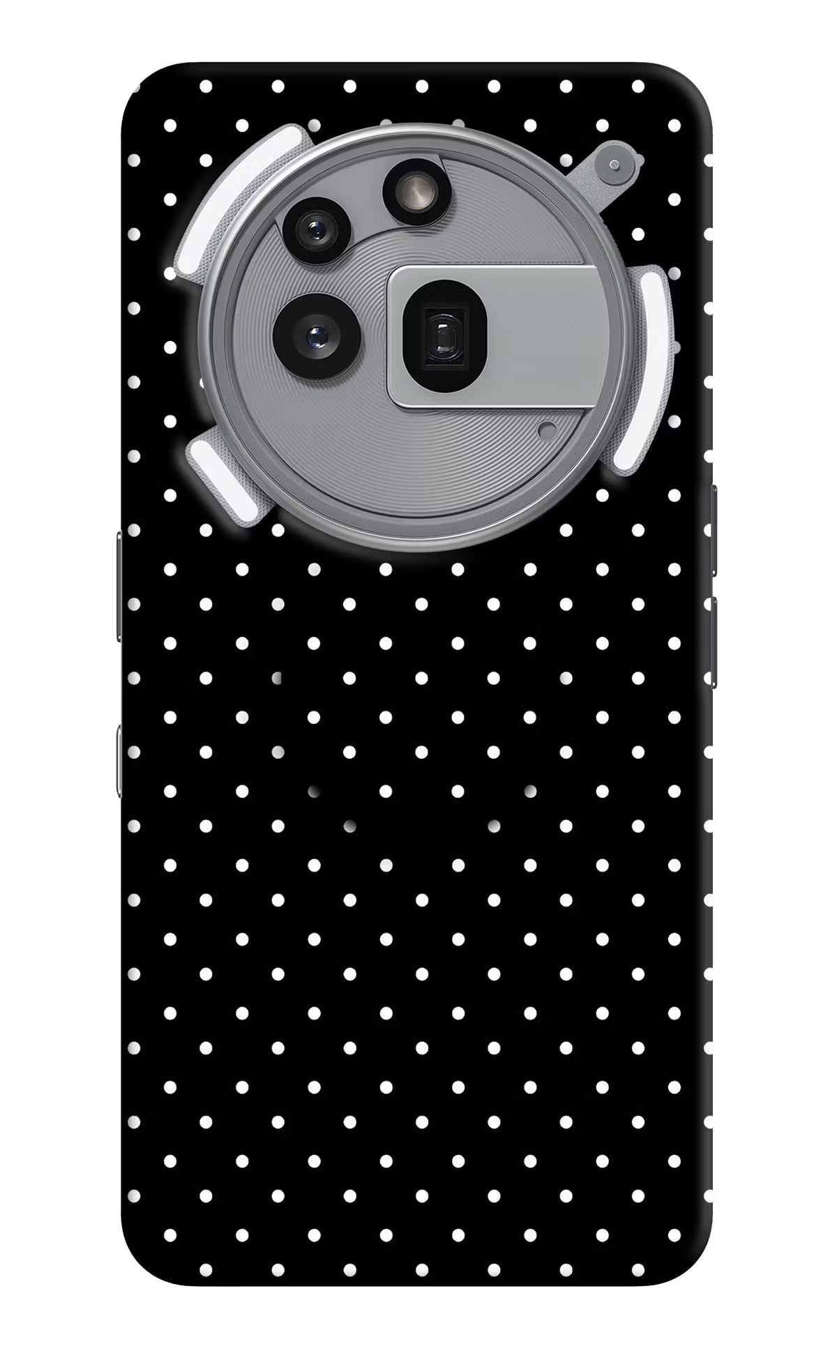 White Dots Nothing Phone 3a Pro Pop Case by Casekaro